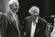 Michael Frayn with Hans Bethe
